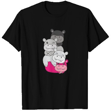 Discover Gynephilia Flag Pride Lgbtq Cute Hippo T Shirts