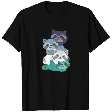 Discover Oriented Aroace Flag Pride Lgbtq Cute Raccoon T Shirts