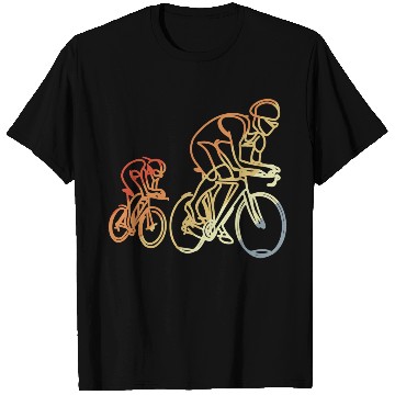 Discover Cycling Retro Style T Shirts