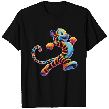 Discover Fun neon tiger (Dark better) T Shirts