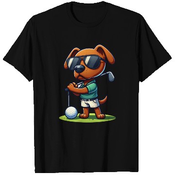 Discover Rhodesian Ridgeback Golfer Golf Course Dog Owner T Shirts