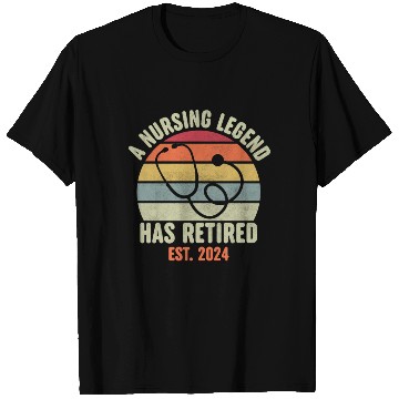Discover Retired Nurse 2024 T Shirts, Funny Retired Nurse