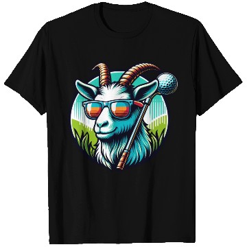 Discover Goat Golfer Golf Course Dog Owner T Shirts