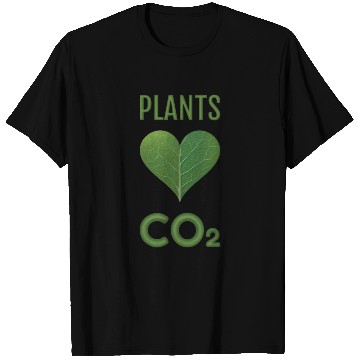 Discover PLANTS LOVE CO2 T Shirts