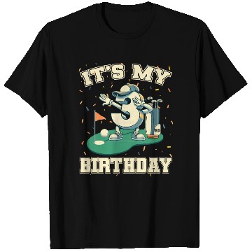 Discover It's My Birthday Boy 3rd Golf B-day Golfing T Shirts