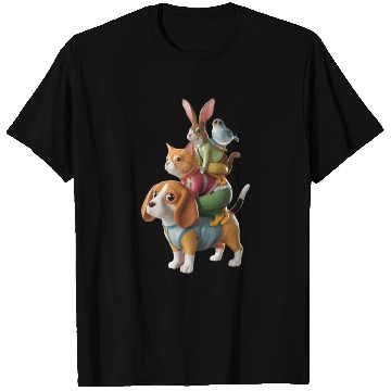 Discover "Pawsitively Adored: Embracing Love for All Pets" T Shirts