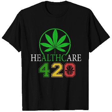 Discover Silly 420 Healthy Herb Weed Marijuana Design T Shirts