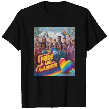 Discover LGBTQ Pride and Awareness Designs illustration T Shirts