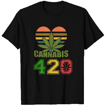 Discover Hysteric 420 Love Good Herb Weed Marijuana Design T Shirts