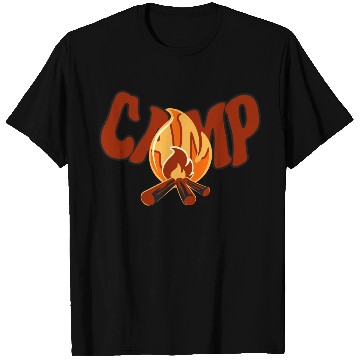 Discover a campfire icon T Shirts