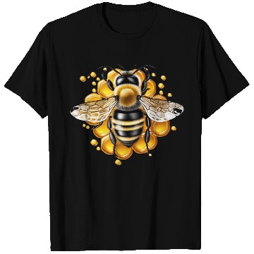 Discover Bee and honeycomb T Shirts