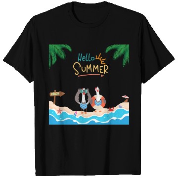 Discover beach lobster T Shirts