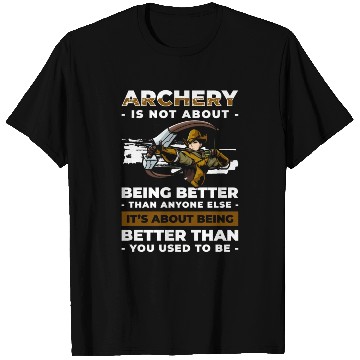 Discover Archery Longbow Bow Hit T Shirts