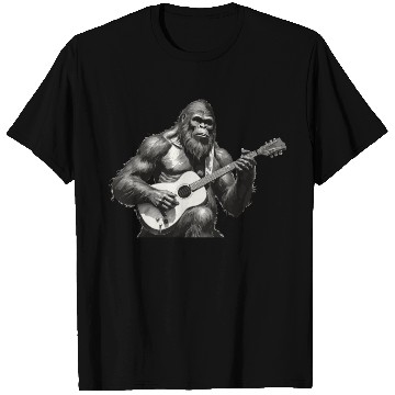Discover Country Bigfoot Play Acoustic Guitar Bluegrass T Shirts