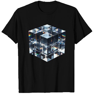 Discover Abstract Crystal Cubes T Shirts
