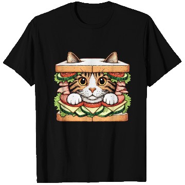 Discover Sandwich Kitty T Shirts