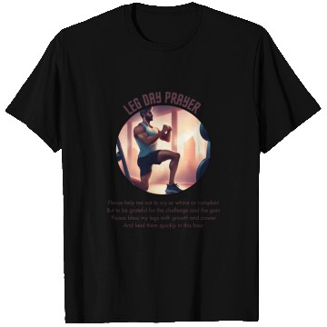 Discover Weight Lifting Leg Day Prayer T Shirts
