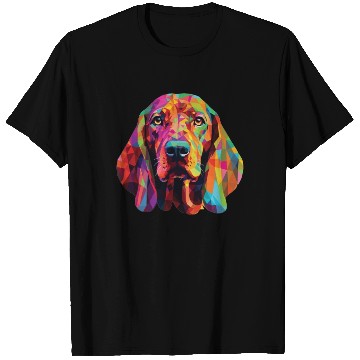 Discover Watercolor Colorful Redbone Coonhound T Shirts