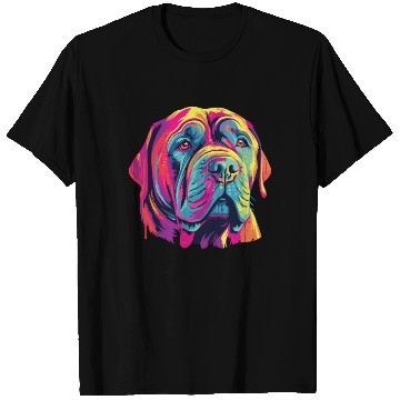 Discover Watercolor Colorful Neapolitan Mastiff T Shirts