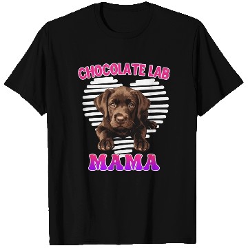 Discover Labrador Retriever CHOCOLATE LAB MOM Labrador T Shirts