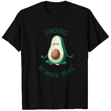 Discover Avocado Yoga - Finding My Inner 'Peas' T Shirts