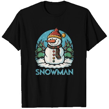 Discover Snowman T Shirts design premium