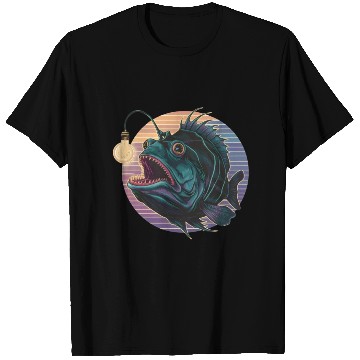 Discover Anglerfish Vintage for Men Women Kid Fish Lover T Shirts