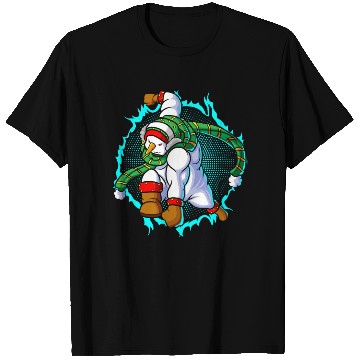 Discover The Snowman Is Ready For Attack T Shirts