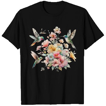 Discover Hummingbird Nature Lover Spring Wildlife Vintage T Shirts