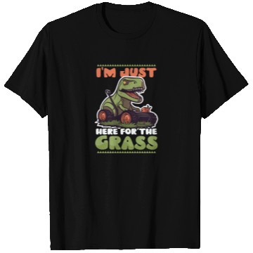 Discover Landscaper Gardening Here For Gras Dinosaur T Shirts