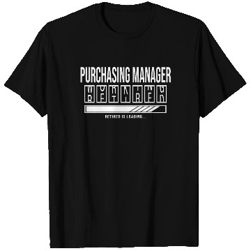Discover Retirement gift idea Retired Purchasing-Manager T Shirts