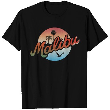 Discover Malibu gradient T Shirts