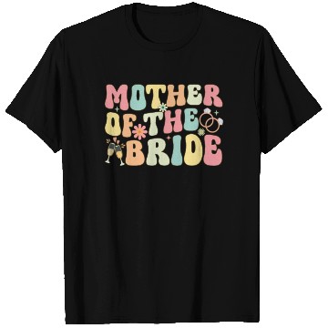 Discover Mother Of The Bride Groovy Bridal Party Mom T Shirts