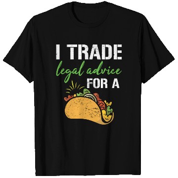 Discover Tacolover law student lawyer T Shirts