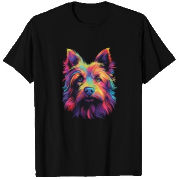 Discover Watercolor Colorful Australian Terrier T Shirts