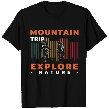 Discover Mountaineering Nature Lover Trekking Alps T Shirts