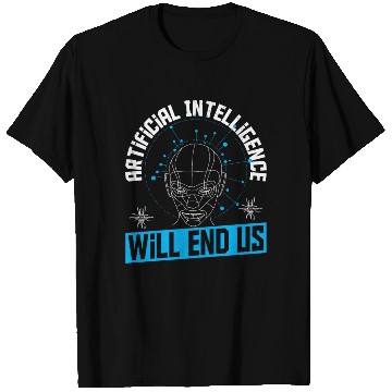 Discover Cyborg AI Robot Engineer Prompt Engineer T Shirts