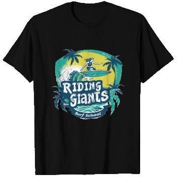 Discover Riding Giants Surf School T Shirts