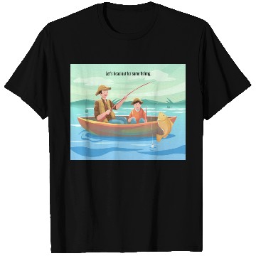 Discover Fishing Adventure Design T Shirts