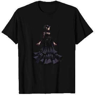 Discover Gothic Elegance in Flamenco dance T Shirts