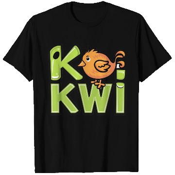 Discover Kiwi Bird Cartoon T Shirts