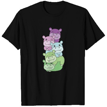 Discover Toric Flag Pride Lgbtq Cute Hippo T Shirts