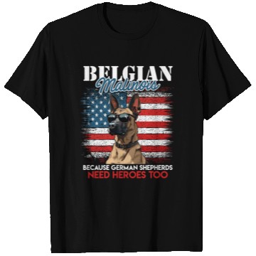 Discover USA BELGIAN MALINOIS STEARING UP American T Shirts