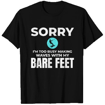 Discover Barefoot Water Skiing Extreme Sports Barefooting T Shirts