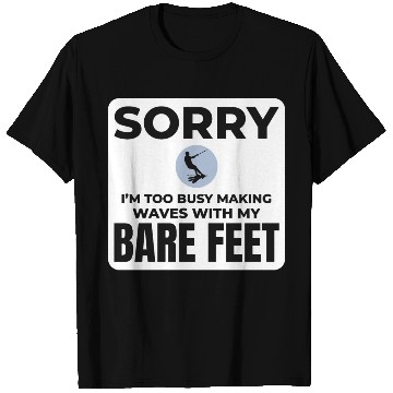 Discover Barefoot Water Skiing Extreme Sports Barefooting T Shirts