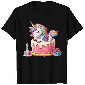 Discover Unicorn Cake Surprise T Shirts