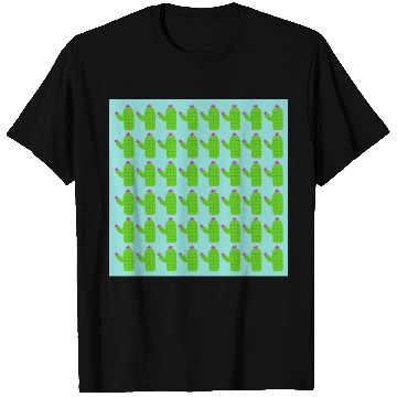 Discover EXOTIC GREEN CACKTUSES PATTERN T Shirts