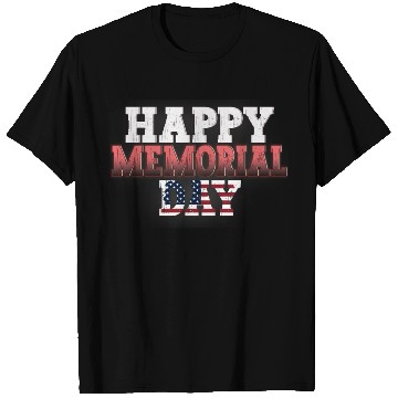 Discover Patriotic Memorial Day Flag Design T Shirts