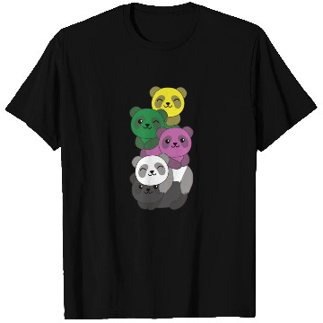 Discover Ceterossexual Flag Pride Lgbtq Cute Panda T Shirts