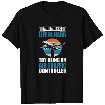 Discover Aviation Aircraft Runway Air Traffic Controller T Shirts